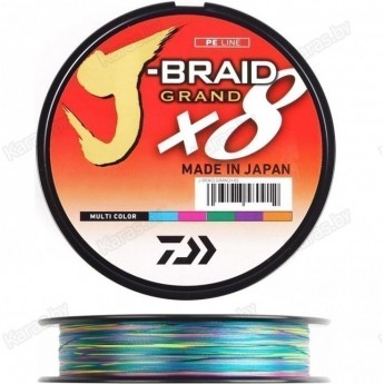 Шнур DAIWA J-BRAID GRAND X8E 300М 0,28ММ MULTI COLOR
